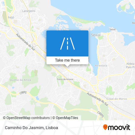 Caminho Do Jasmim mapa