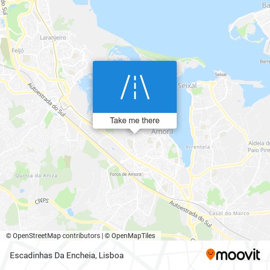 Escadinhas Da Encheia map