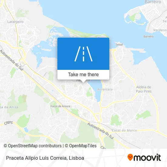 Praceta Alípio Luís Correia map