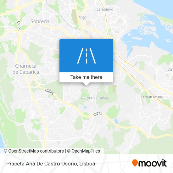 Praceta Ana De Castro Osório map