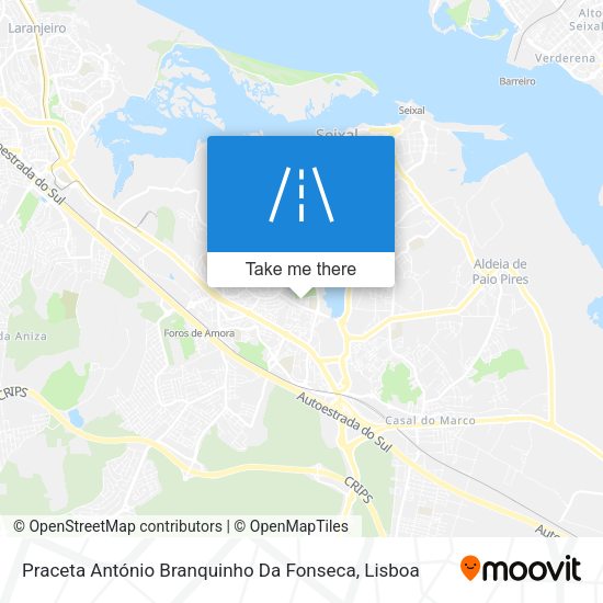 Praceta António Branquinho Da Fonseca map