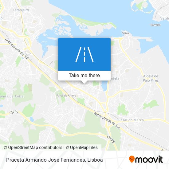 Praceta Armando José Fernandes map