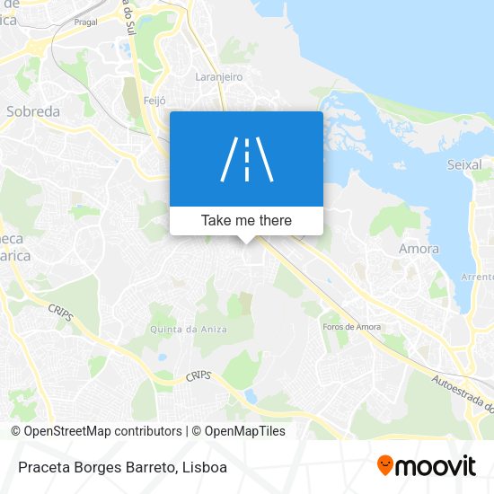 Praceta Borges Barreto map