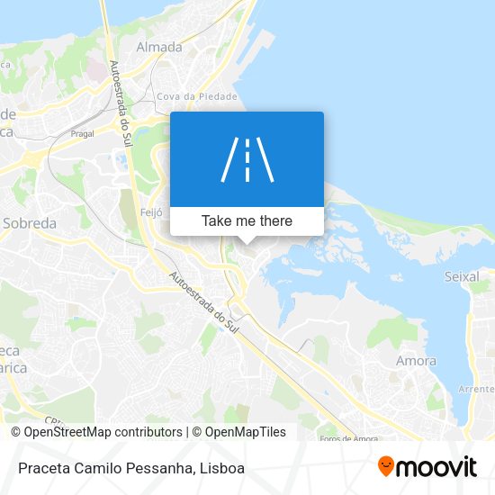Praceta Camilo Pessanha map