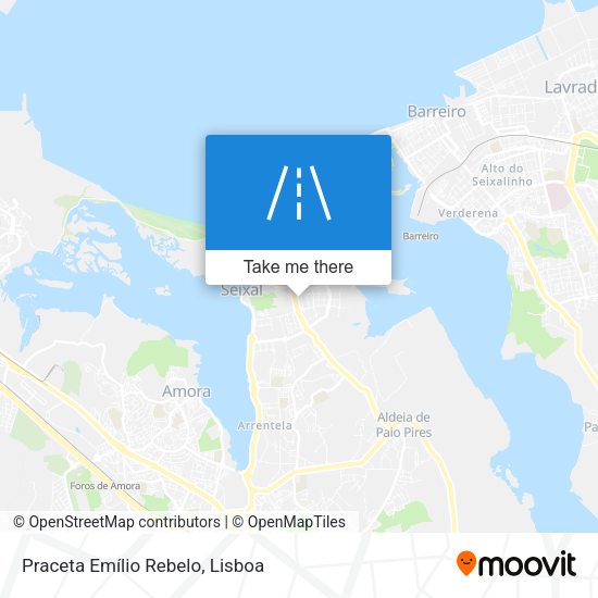 Praceta Emílio Rebelo map