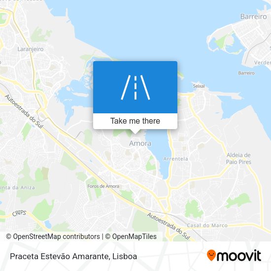 Praceta Estevão Amarante mapa