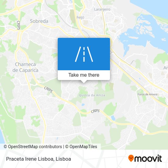 Praceta Irene Lisboa mapa