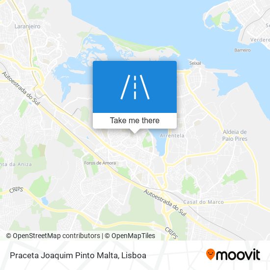 Praceta Joaquim Pinto Malta mapa