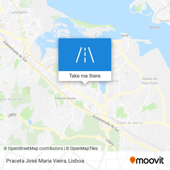 Praceta José Maria Vieira map