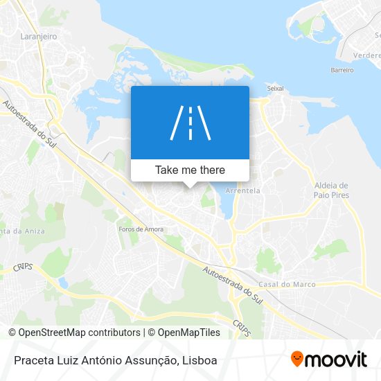 Praceta Luiz António Assunção mapa