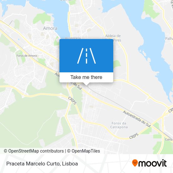 Praceta Marcelo Curto mapa