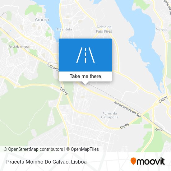 Praceta Moinho Do Galvão mapa