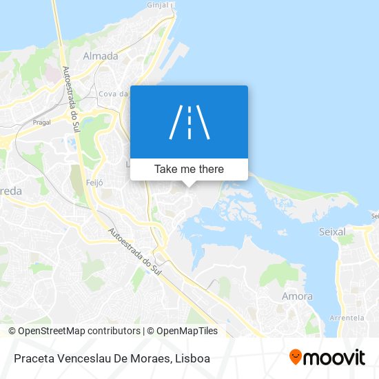 Praceta Venceslau De Moraes map