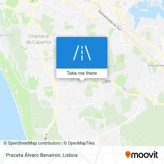 Praceta Álvaro Benamor mapa