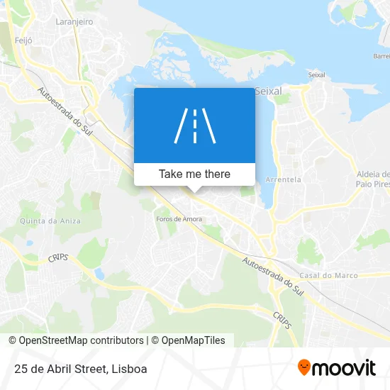Rua 25 De Abril map