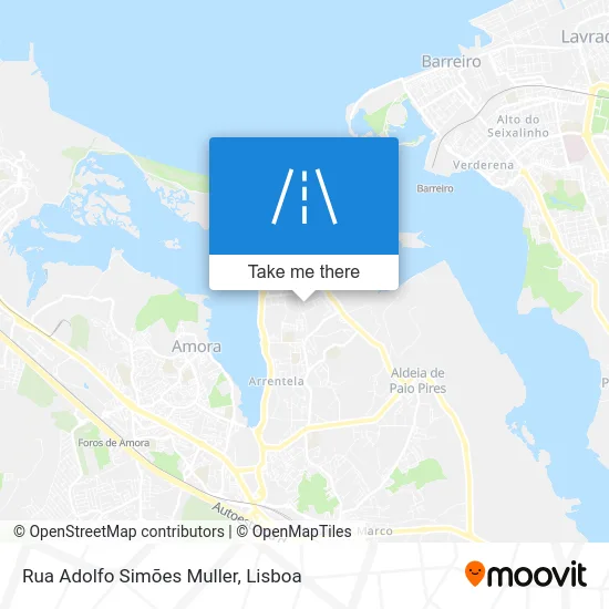 Rua Adolfo Simões Muller map