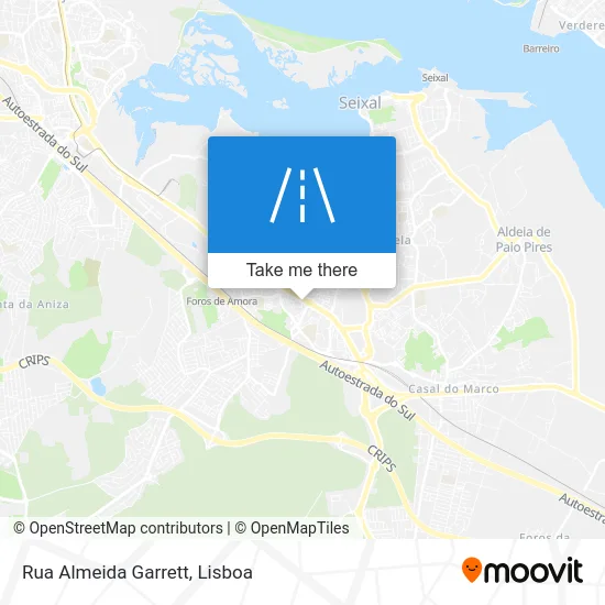 Rua Almeida Garrett map