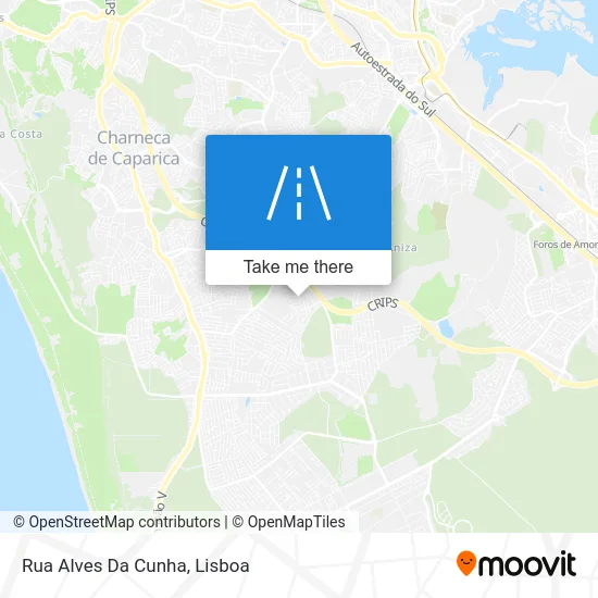 Rua Alves Da Cunha map