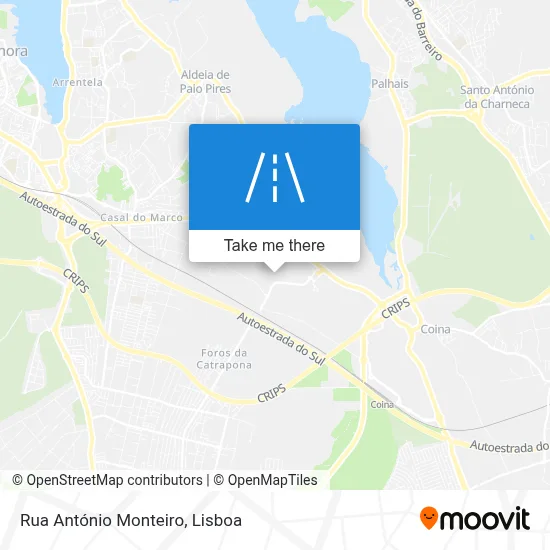 Rua António Monteiro map