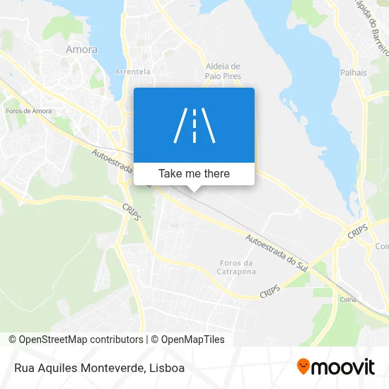 Rua Aquiles Monteverde map