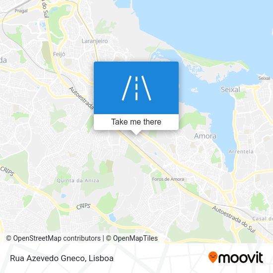 Rua Azevedo Gneco mapa