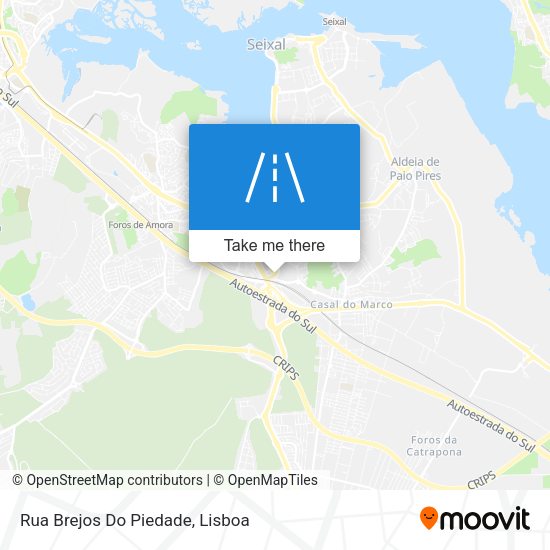 Rua Brejos Do Piedade mapa