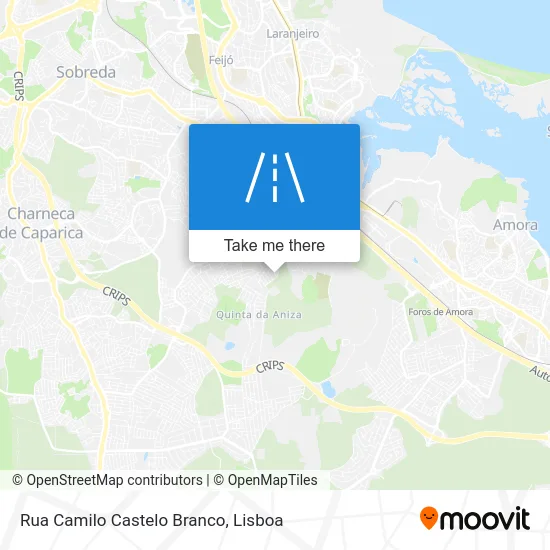 Rua Camilo Castelo Branco map