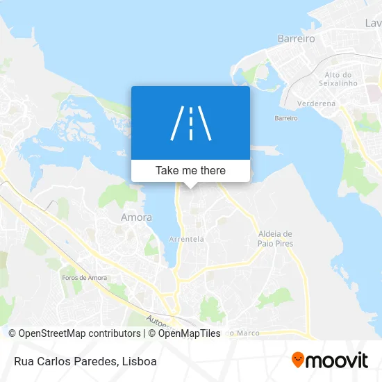 Rua Carlos Paredes map