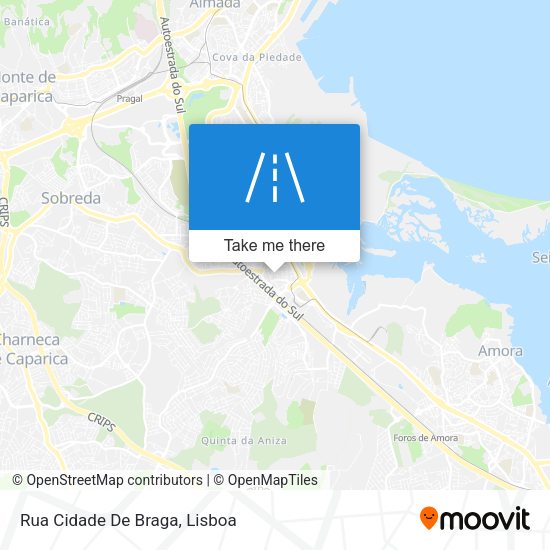 Rua Cidade De Braga mapa