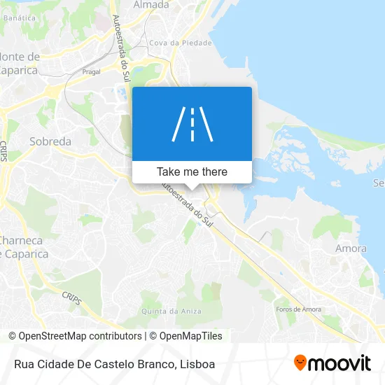 Rua Cidade De Castelo Branco map