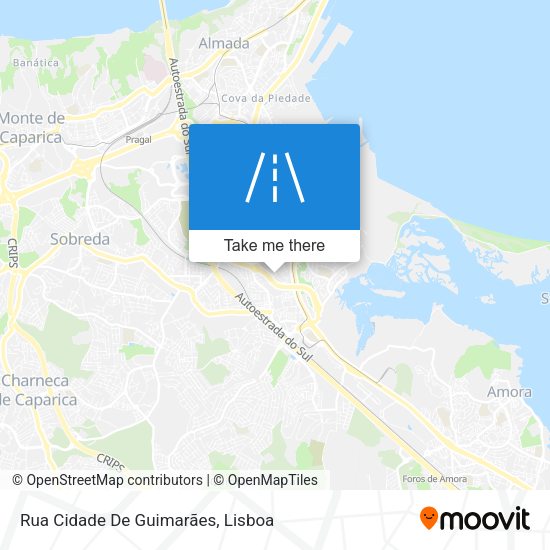 Rua Cidade De Guimarães mapa