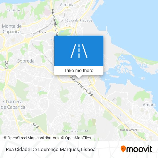 Rua Cidade De Lourenço Marques map