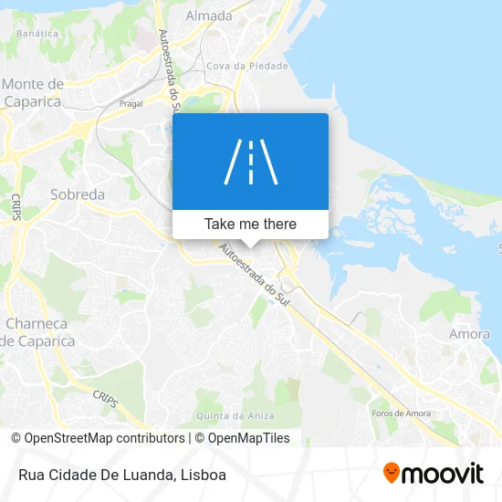 Rua Cidade De Luanda map