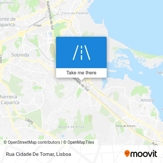 Rua Cidade De Tomar map