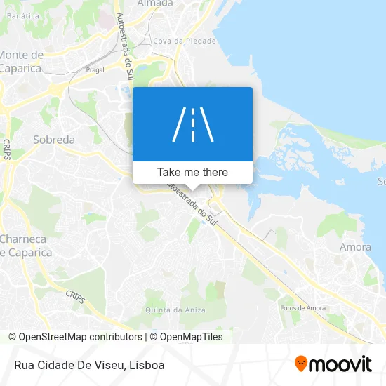 Rua Cidade De Viseu map