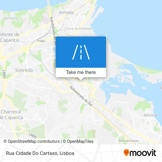 Rua Cidade Do Cartaxo map
