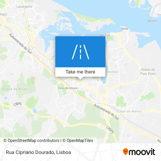 Rua Cipriano Dourado map
