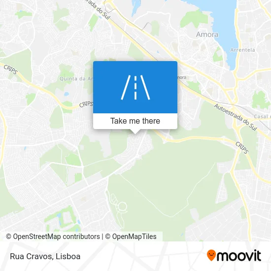 Rua Cravos map