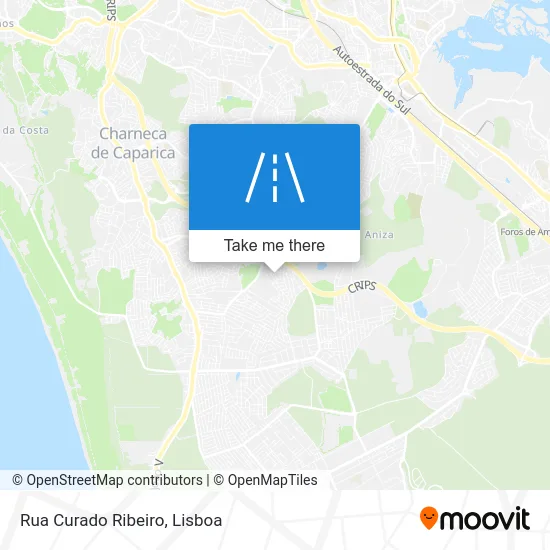 Rua Curado Ribeiro map