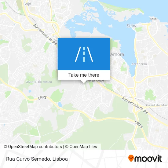 Rua Curvo Semedo map