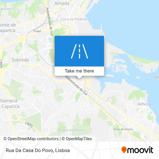 Rua Da Casa Do Povo map