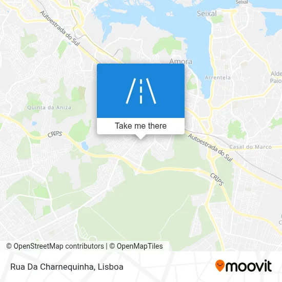Rua Da Charnequinha map