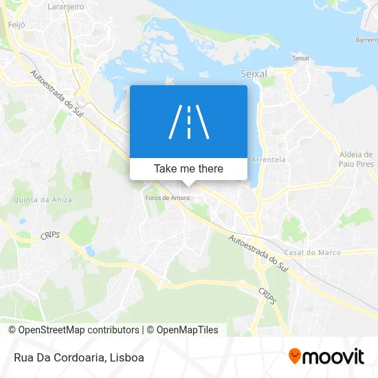 Rua Da Cordoaria map