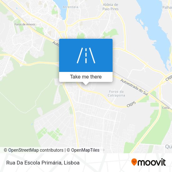 Rua Da Escola Primária map