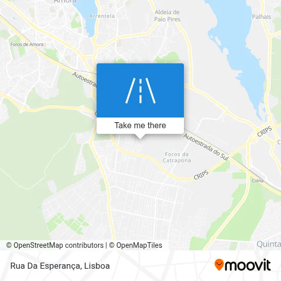 Rua Da Esperança map