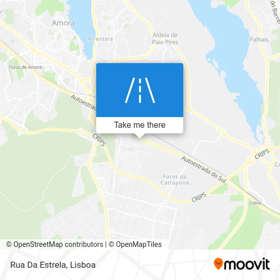 Rua Da Estrela map