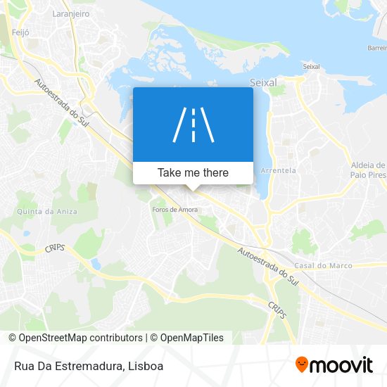 Rua Da Estremadura map