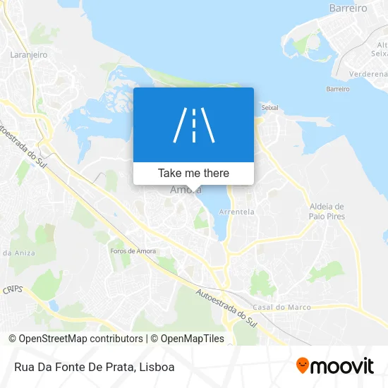 Rua Da Fonte De Prata map
