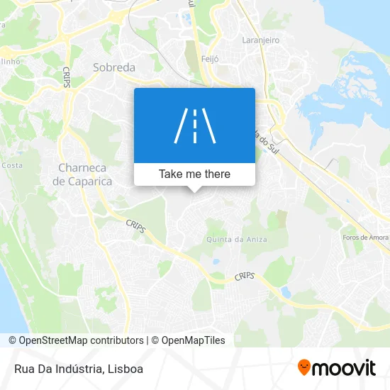 Rua Da Indústria map