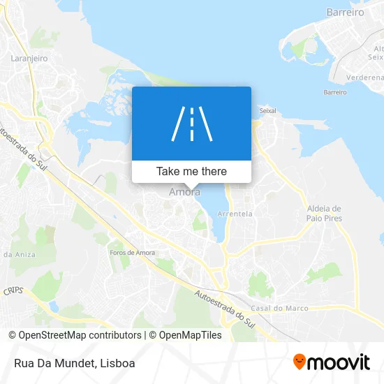 Rua Da Mundet map